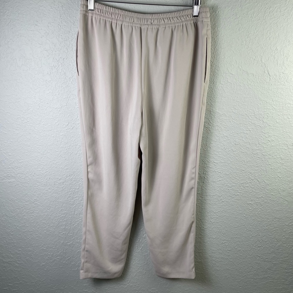 ZARA Cropped Drawstring Trousers - Picture 2 of 6